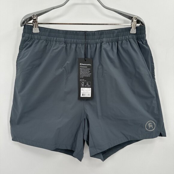 Backcountry Destination 5-in Lined Running Shorts in Turbulence size M Men's NWT - Picture 1 of 10
